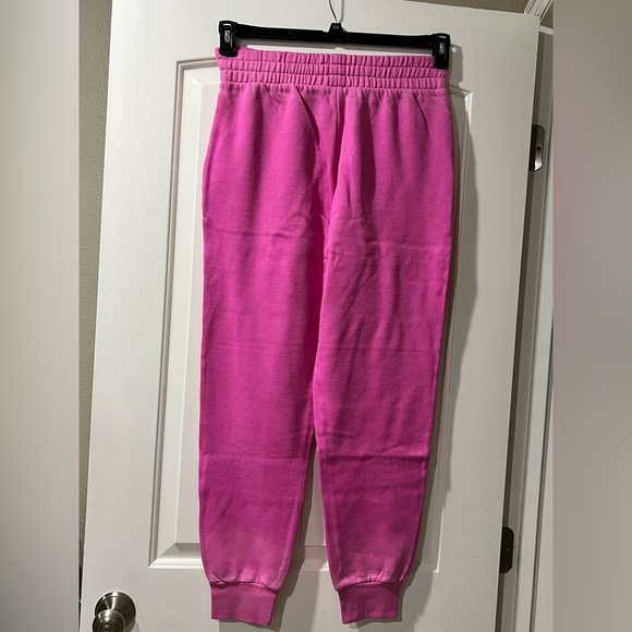 NEW NWT VS Victoria secret sweats joggers M medium pink ombré - Picture 2 of 9